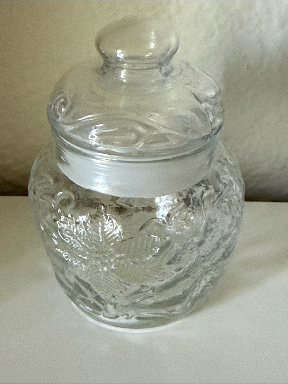 Princess House Fantasia small canister vtg